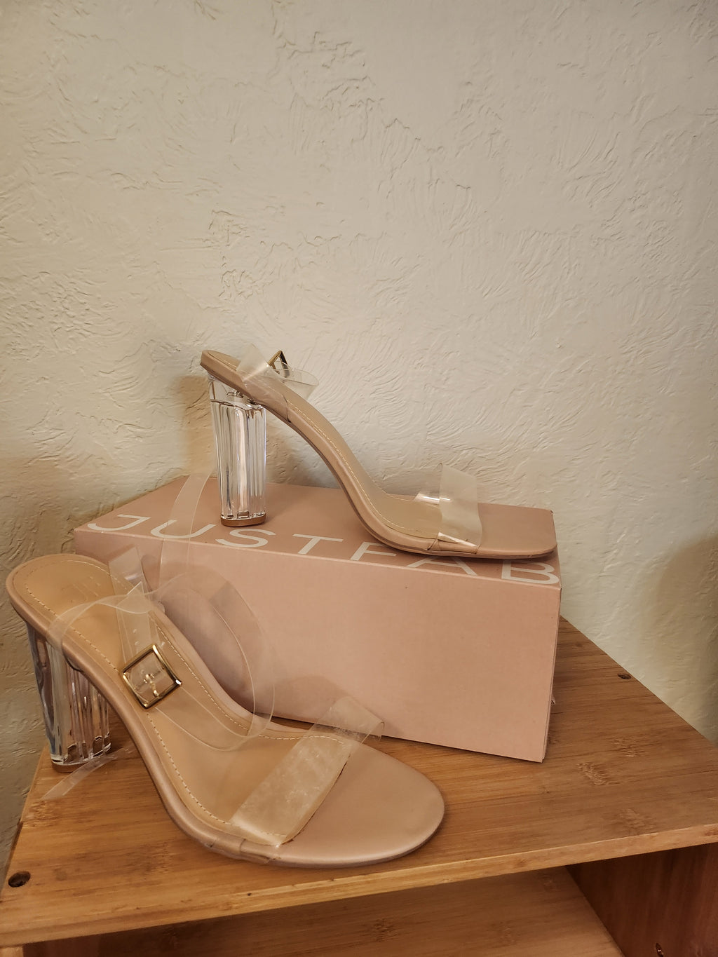 Clear/Nude Heels
