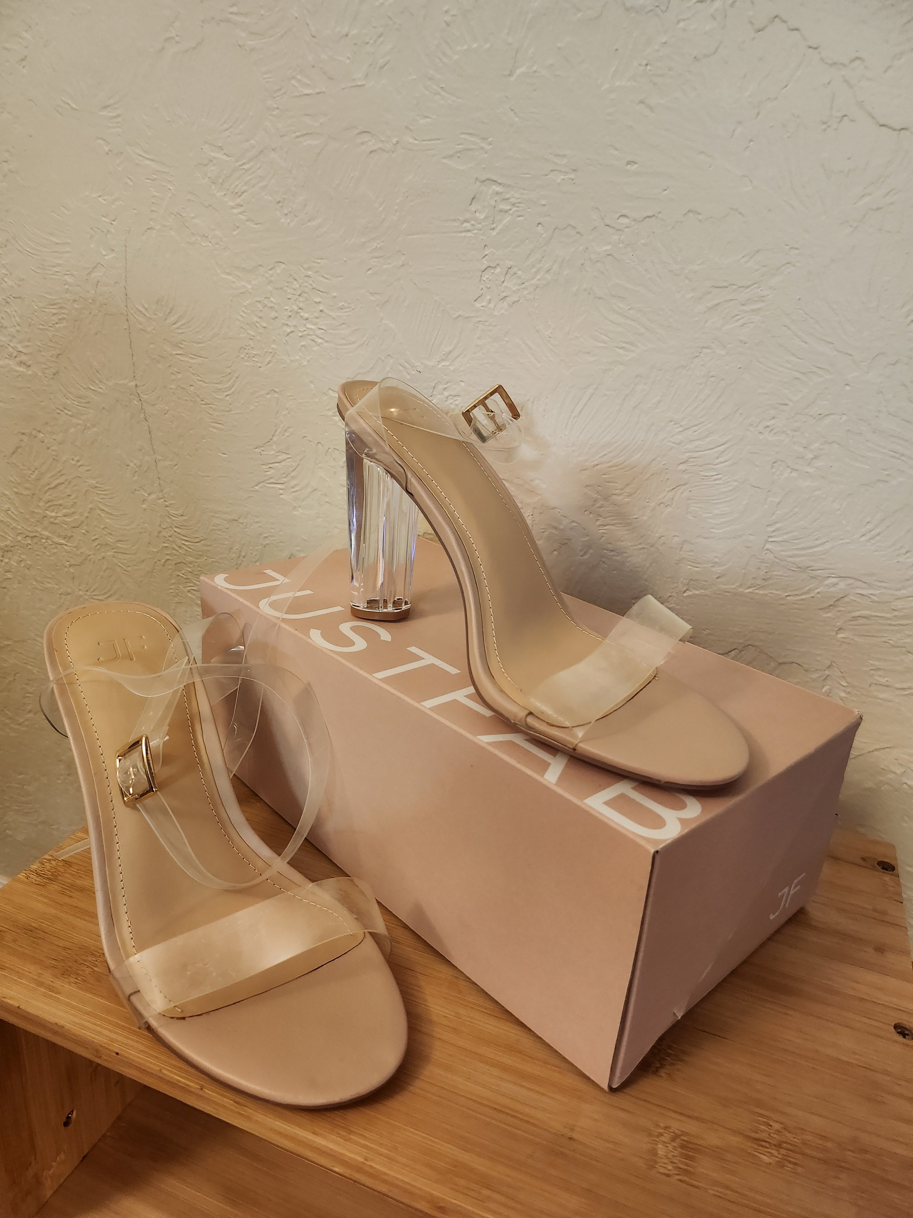 Clear/Nude Heels
